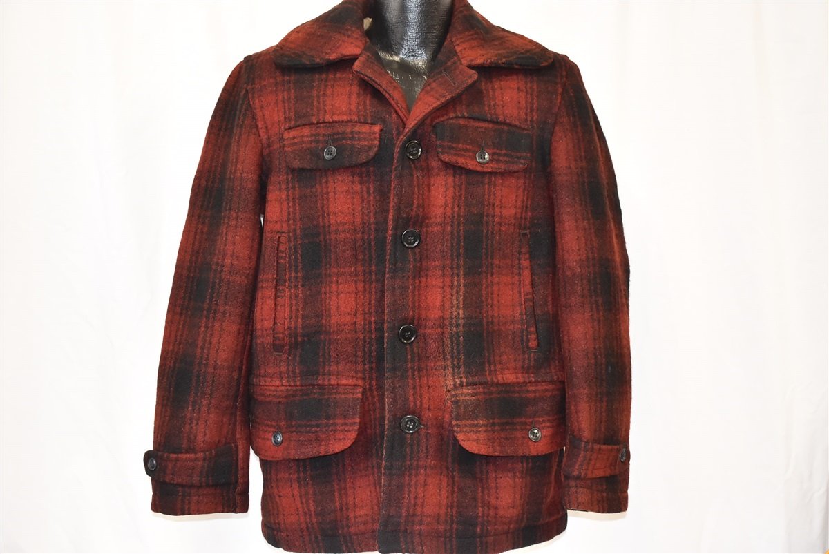 30s Profile Carter & Churchill Red Black Wool Jacket Large product image 2