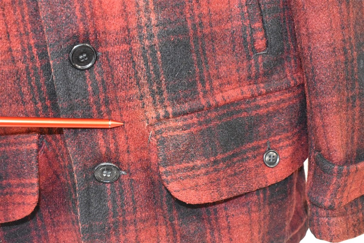 30s Profile Carter & Churchill Red Black Wool Jacket Large product image 3