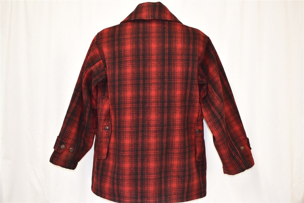 50s Woolrich 503 Mackinaw Plaid Hunting Jacket Large product image 3