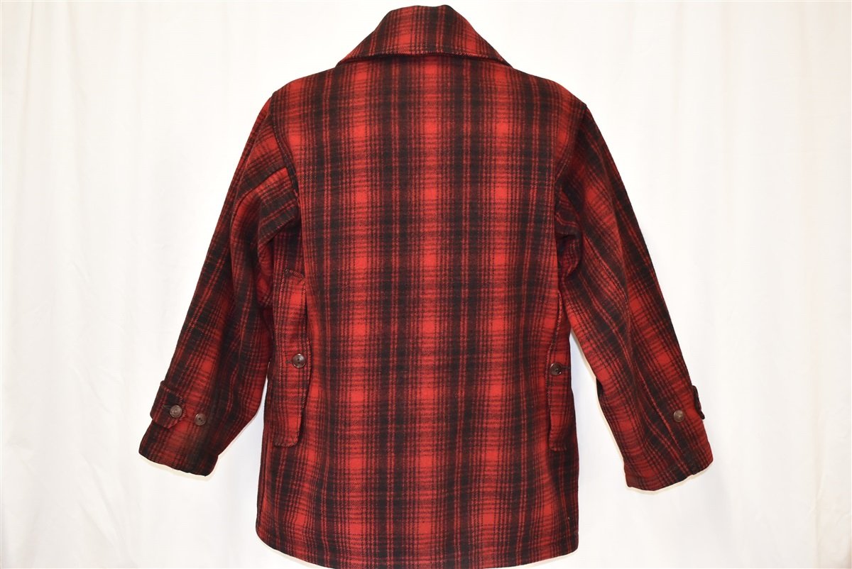 50s Woolrich 503 Mackinaw Plaid Hunting Jacket Large product image 3