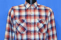 80s Levis Plaid Red Blue Flannel Shirt Small product image 1