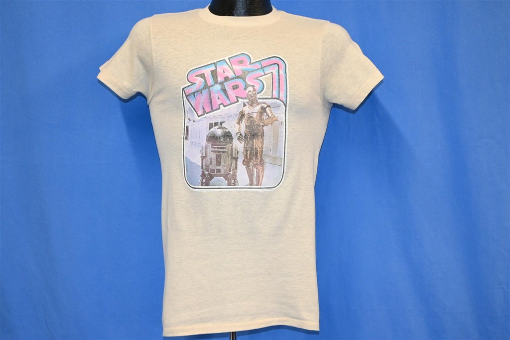 70s Star Wars R2D2 C-3PO Iron On Movie t-shirt Extra Small product image 2