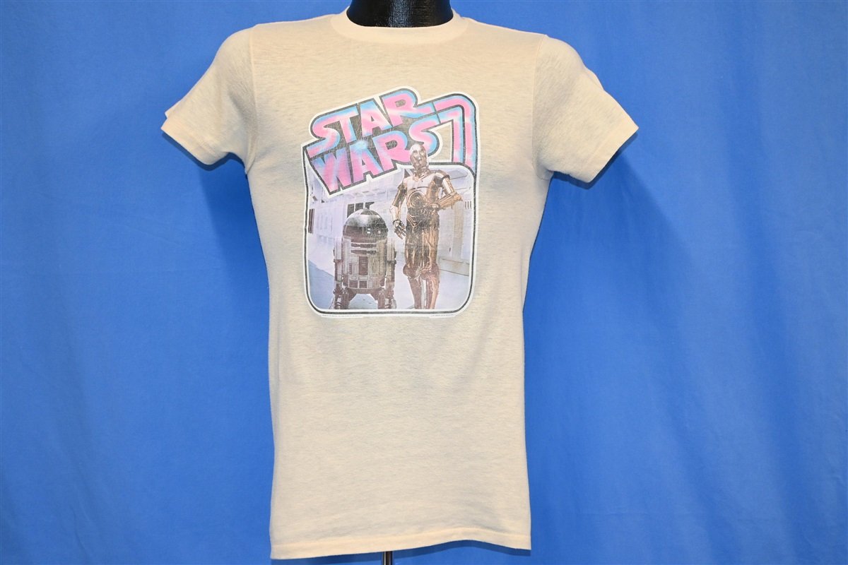 70s Star Wars R2D2 C-3PO Iron On Movie t-shirt Extra Small product image 2
