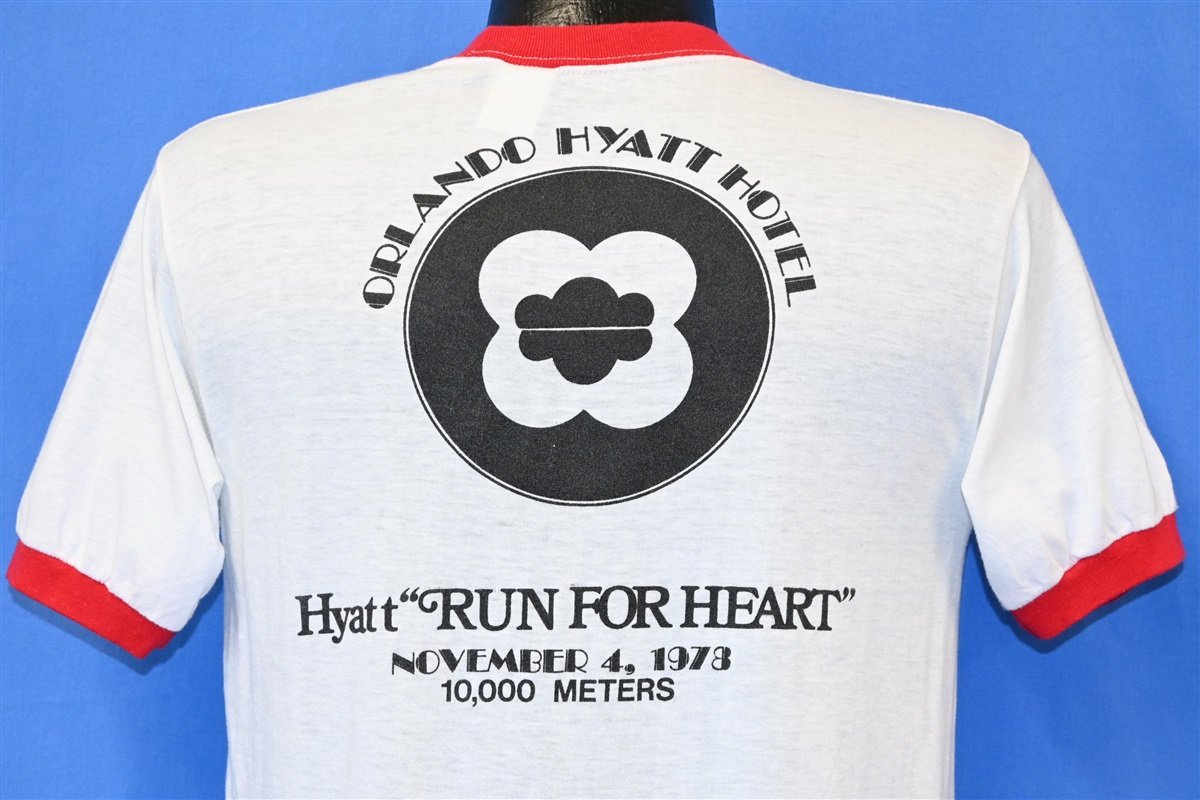 70s Orlando Hyatt Hotel Run Heart Ringer t-shirt Medium product image 3