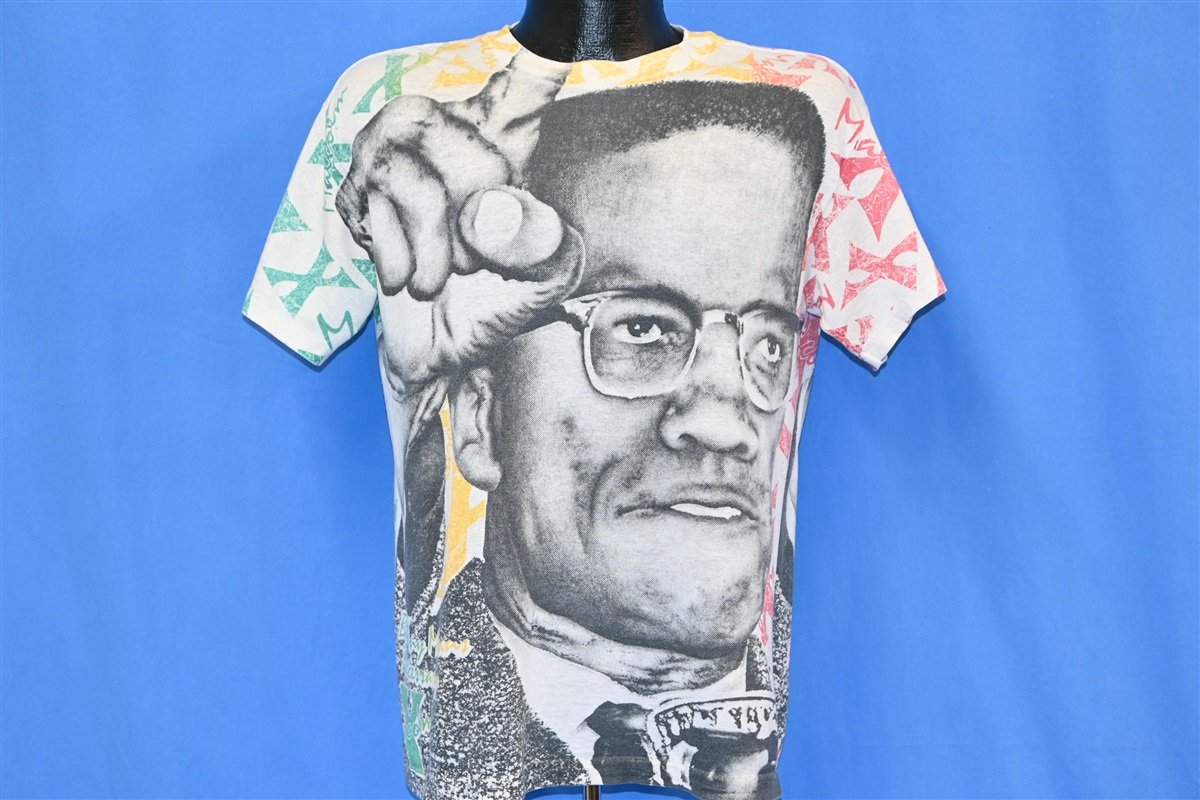 90s Malcolm X All Over Print Civil Rights t-shirt Medium product image 2