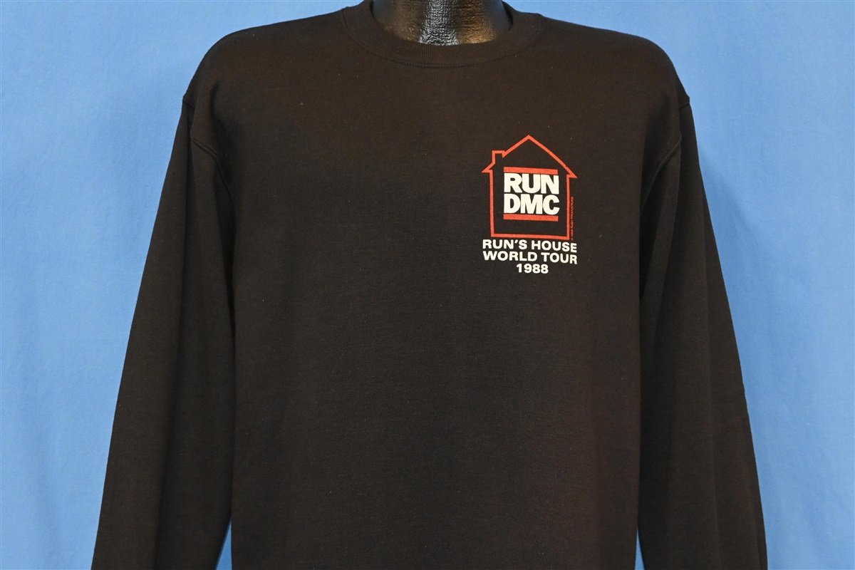 80s Run DMC Run's House 1988 Tour Sweatshirt Medium product image 1
