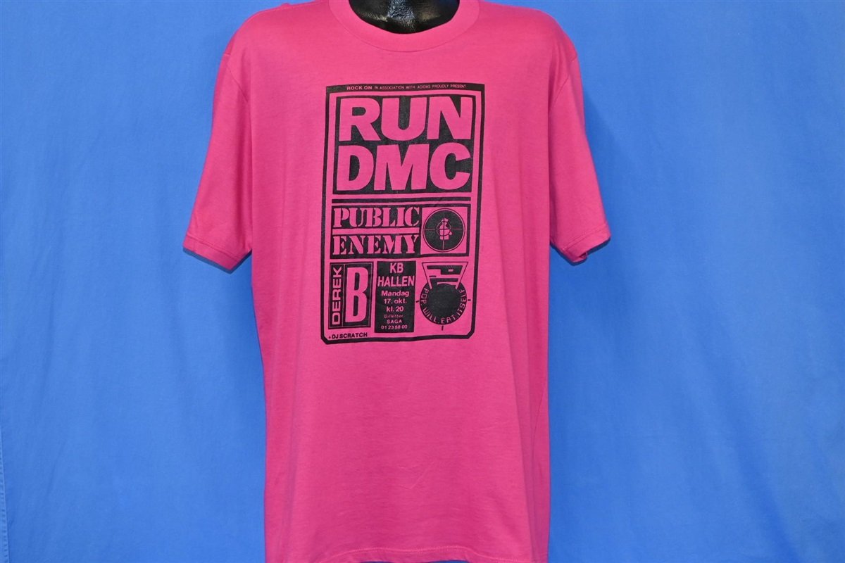 80s Run-DMC Public Enemy Rap Hip-Hop t-shirt Extra Large product image 2