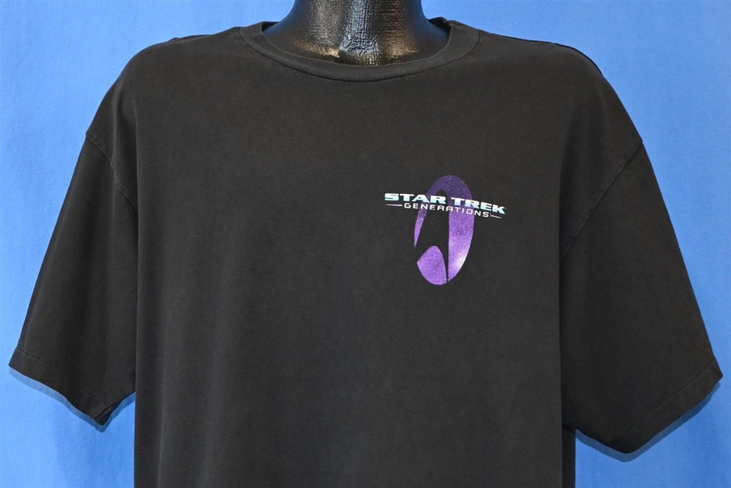 90s Star Trek Generations Boldly Go Movie t-shirt Extra product image 3