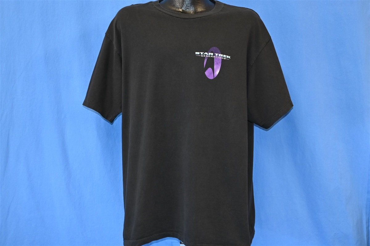 90s Star Trek Generations Boldly Go Movie t-shirt Extra product image 4