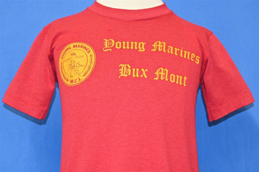 80s Young Marines Bux Mont USMC Military t-shirt Youth Small product image 1