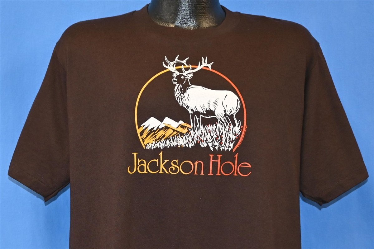 80s Jackson Hole Wyoming Mountain Wildlife t-shirt Large product image 1