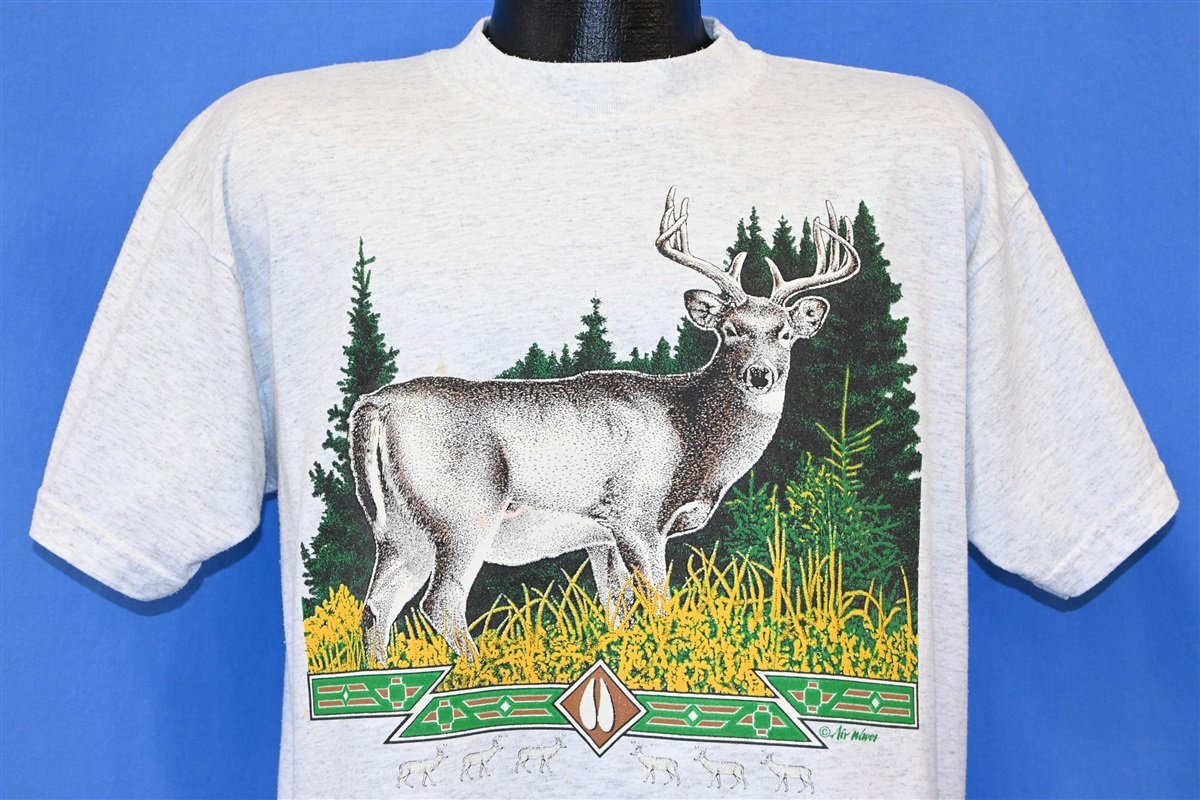 90s Whitetail Deer Buck Wildlife Animal Nature t-shirt Large product image 1