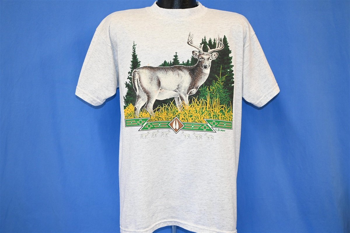 90s Whitetail Deer Buck Wildlife Animal Nature t-shirt Large product image 2