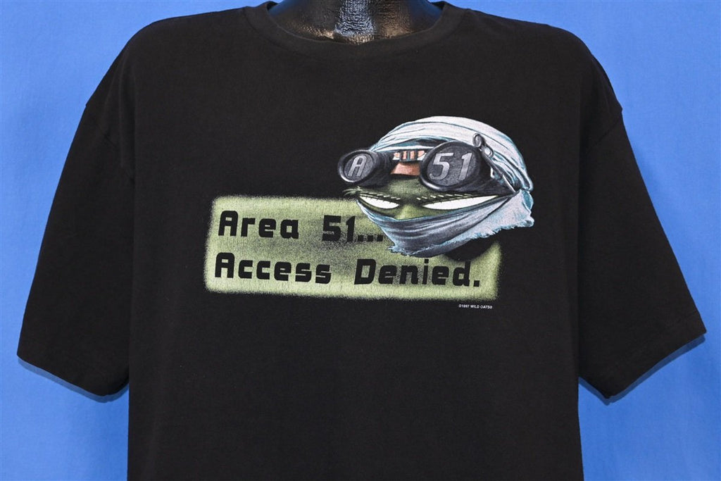 90s Area 51 Access Denied Aliens t-shirt Extra Large product image 1