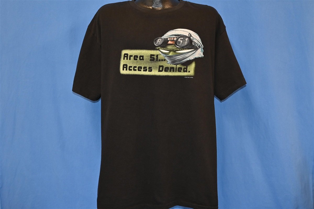 90s Area 51 Access Denied Aliens t-shirt Extra Large product image 2