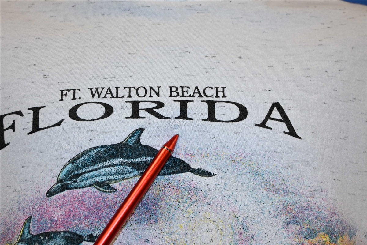 90s Fort Walton Beach Florida Dolphin Coral Reef t-shirt product image 3