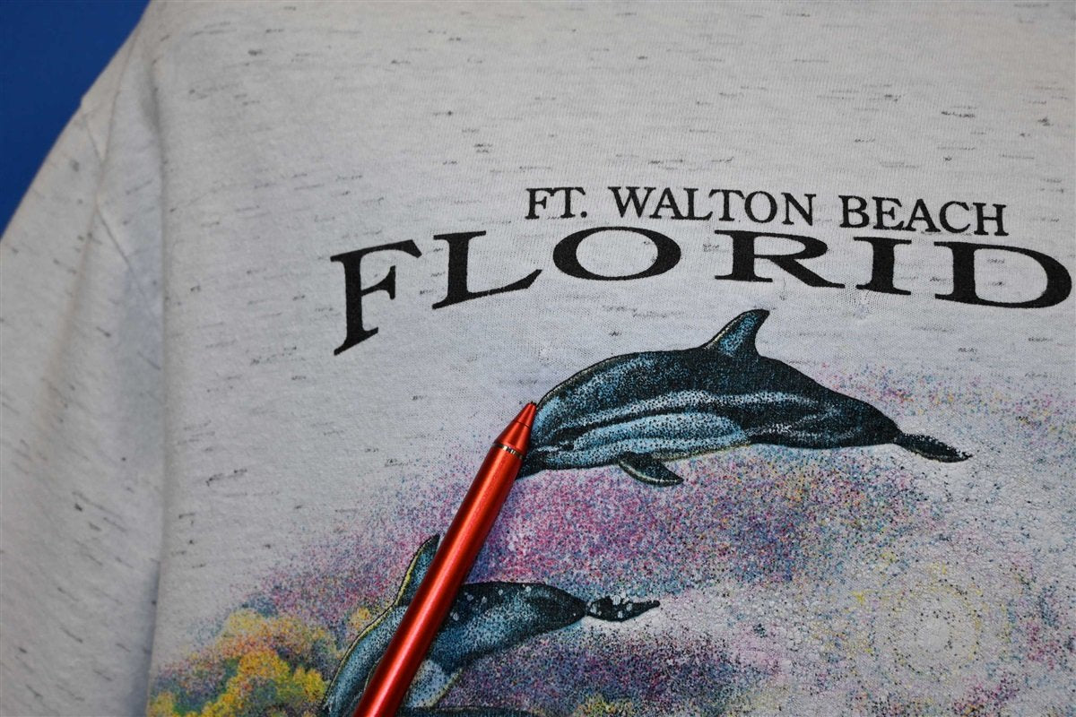 90s Fort Walton Beach Florida Dolphin Coral Reef t-shirt product image 4
