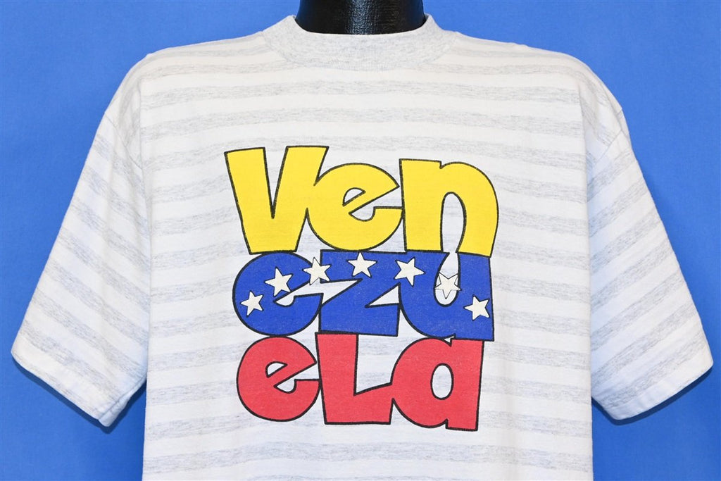 90s Venezuela Stripe Vacation Tourist Souvenir t-shirt Large product image 1