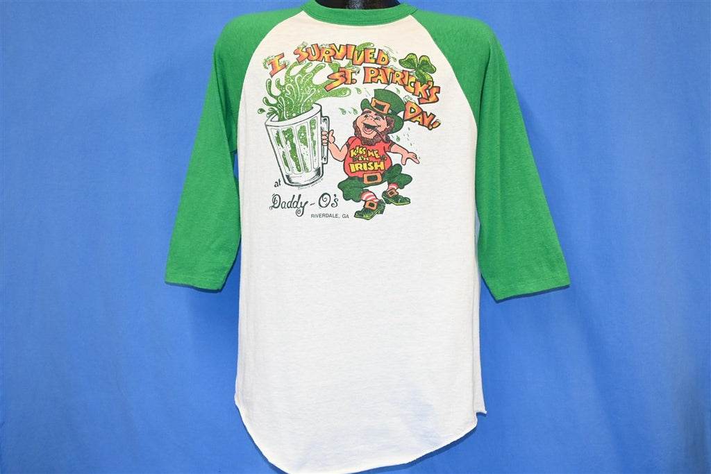 80s I Survived St Patrick's Day Daddy-O's t-shirt Large product image 2