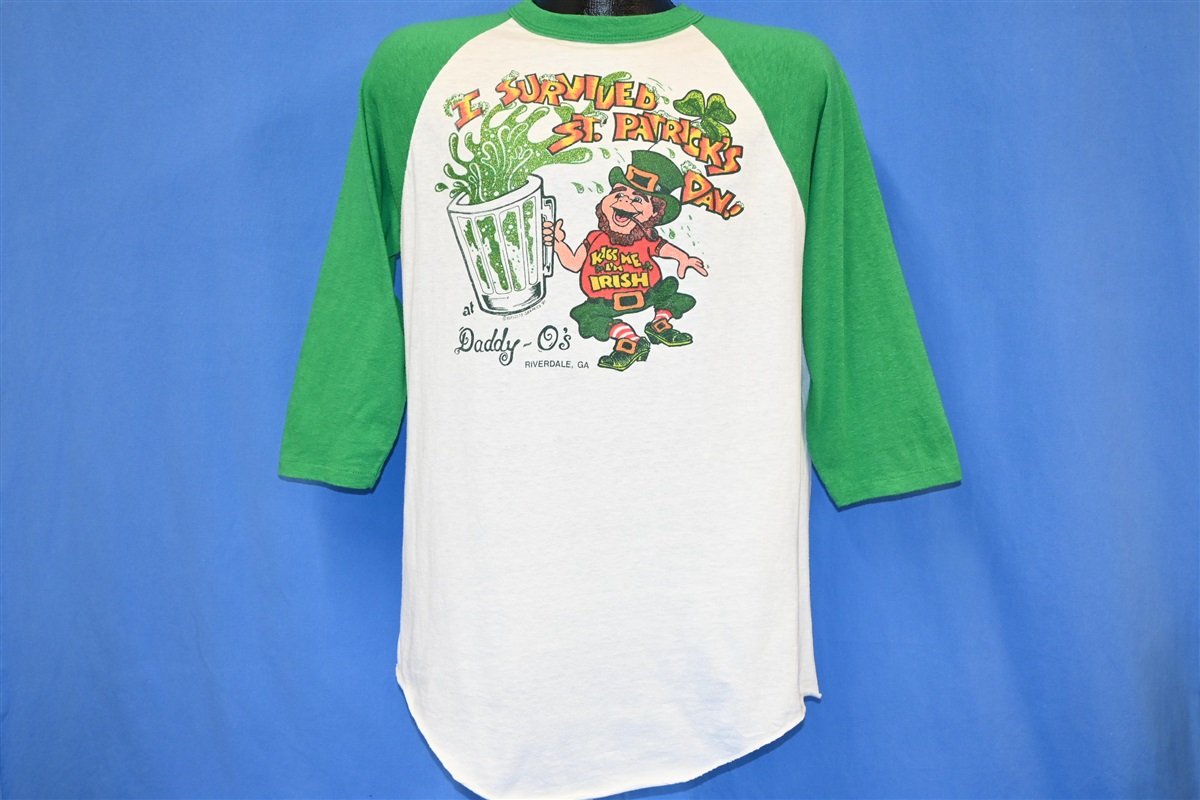 80s I Survived St Patrick's Day Daddy-O's t-shirt Large product image 2