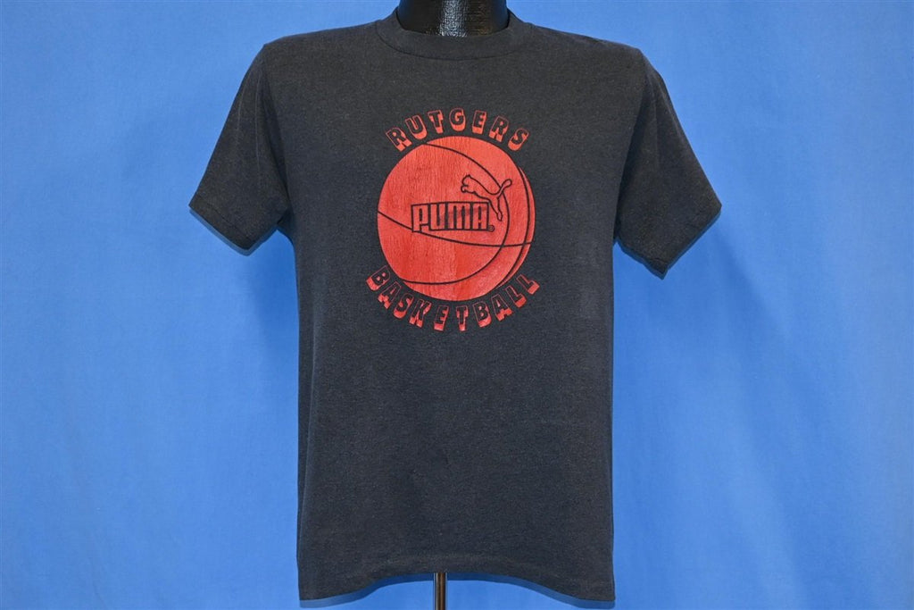 80s Rutgers Basketball Puma Logo University t-shirt Medium product image 2