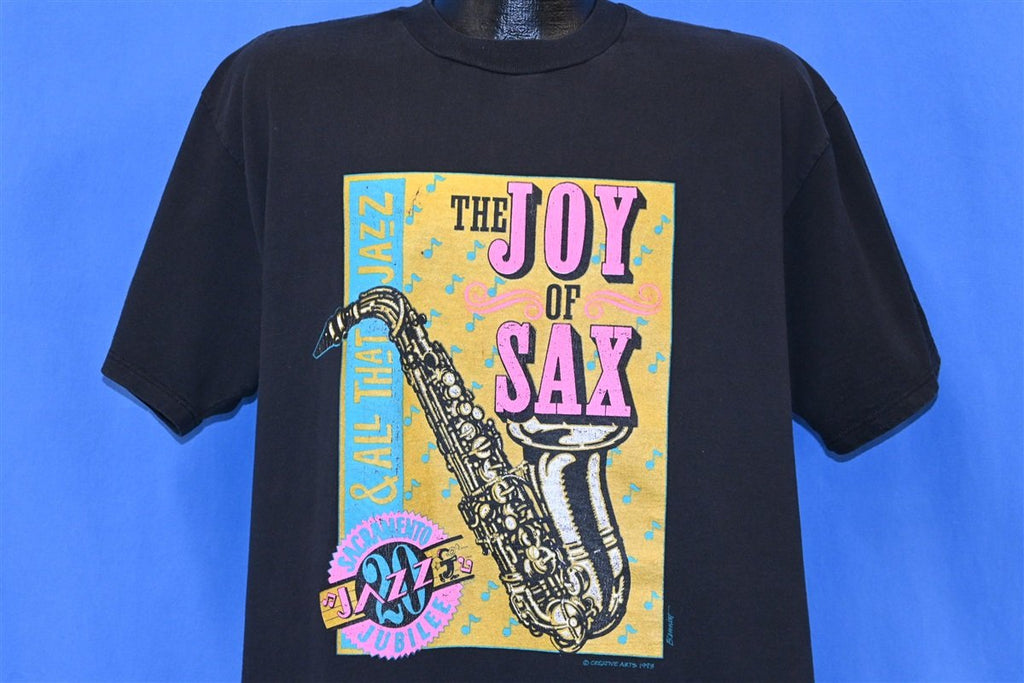 90s Sacramento Jazz Jubilee Joy of Sax t-shirt Extra Large product image 1
