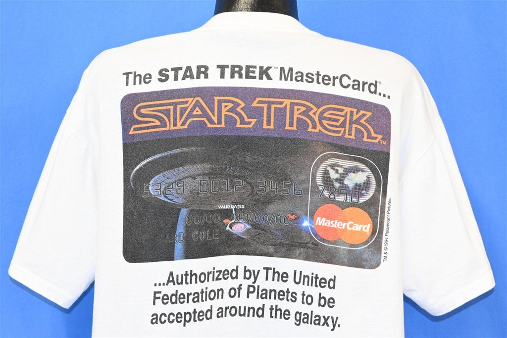 90s Star Trek MBNA Mastercard Trekkie t-shirt Extra Large product image 1