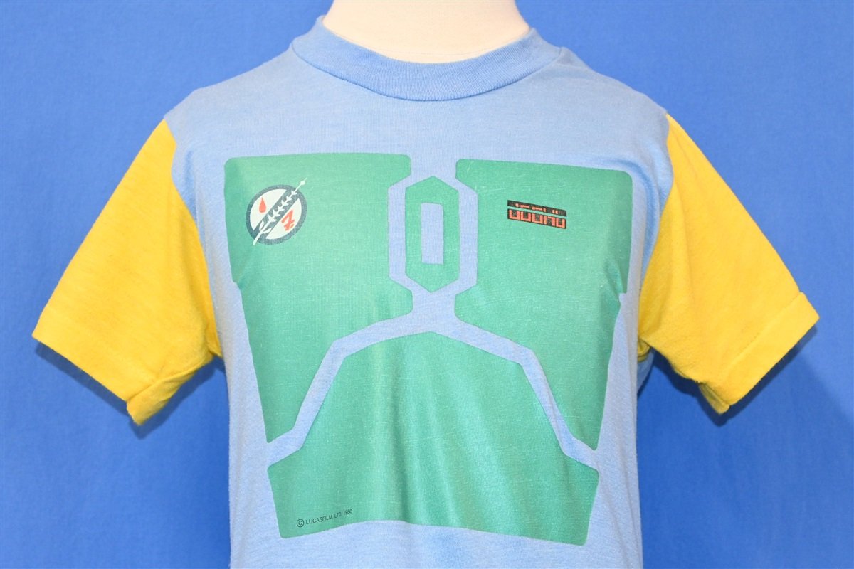80s Boba Fett Star Wars Armor Costume t-shirt Youth Medium product image 1