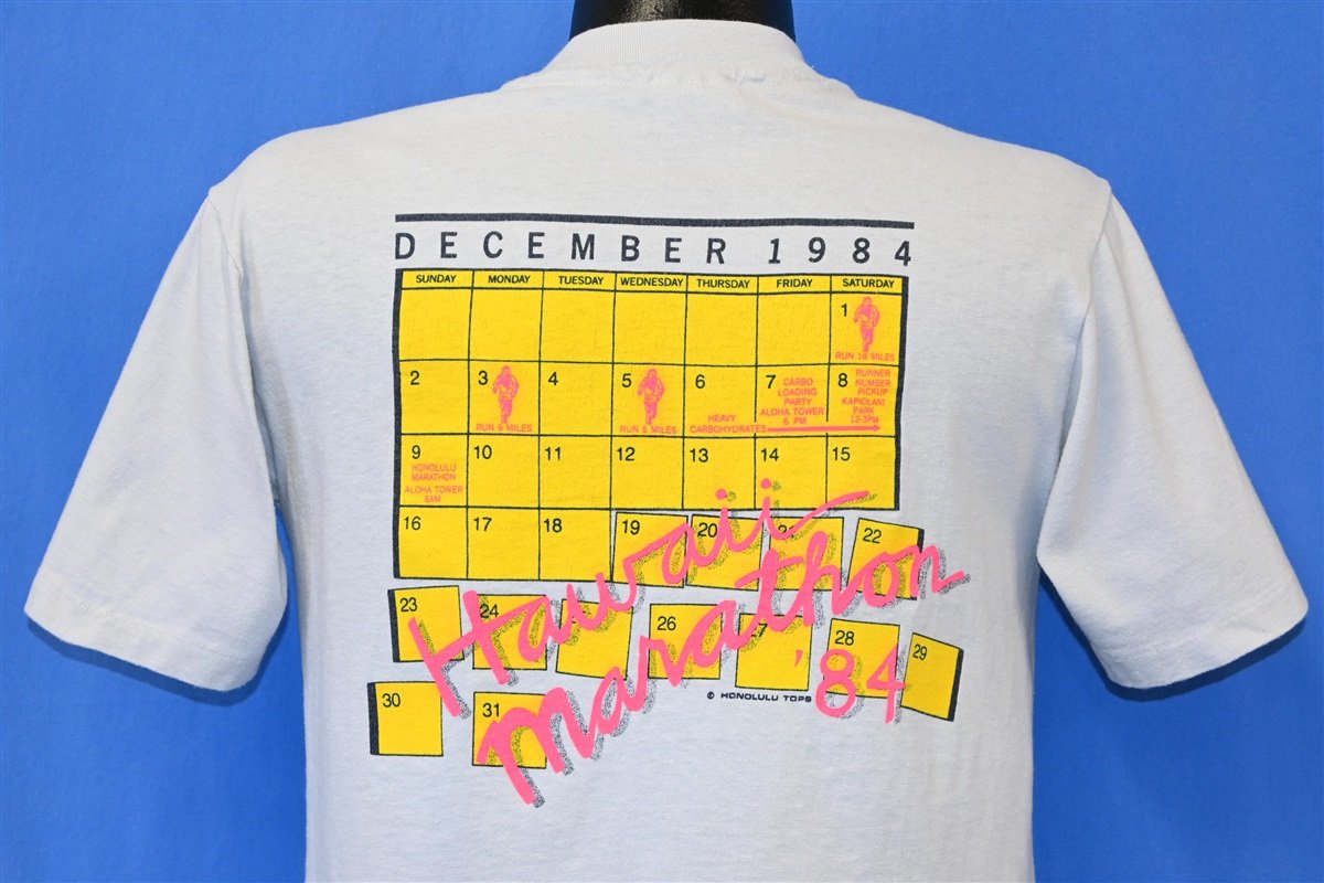 80s Hawaii Marathon Running Room 1984 Race t-shirt Medium product image 1