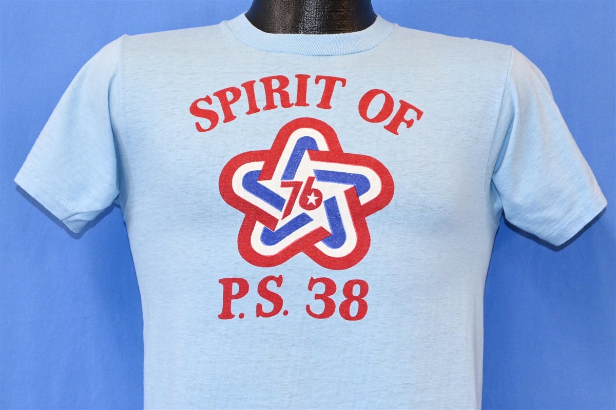 70s Spirit of PS 38 America Bicentennial t-shirt Small product image 1