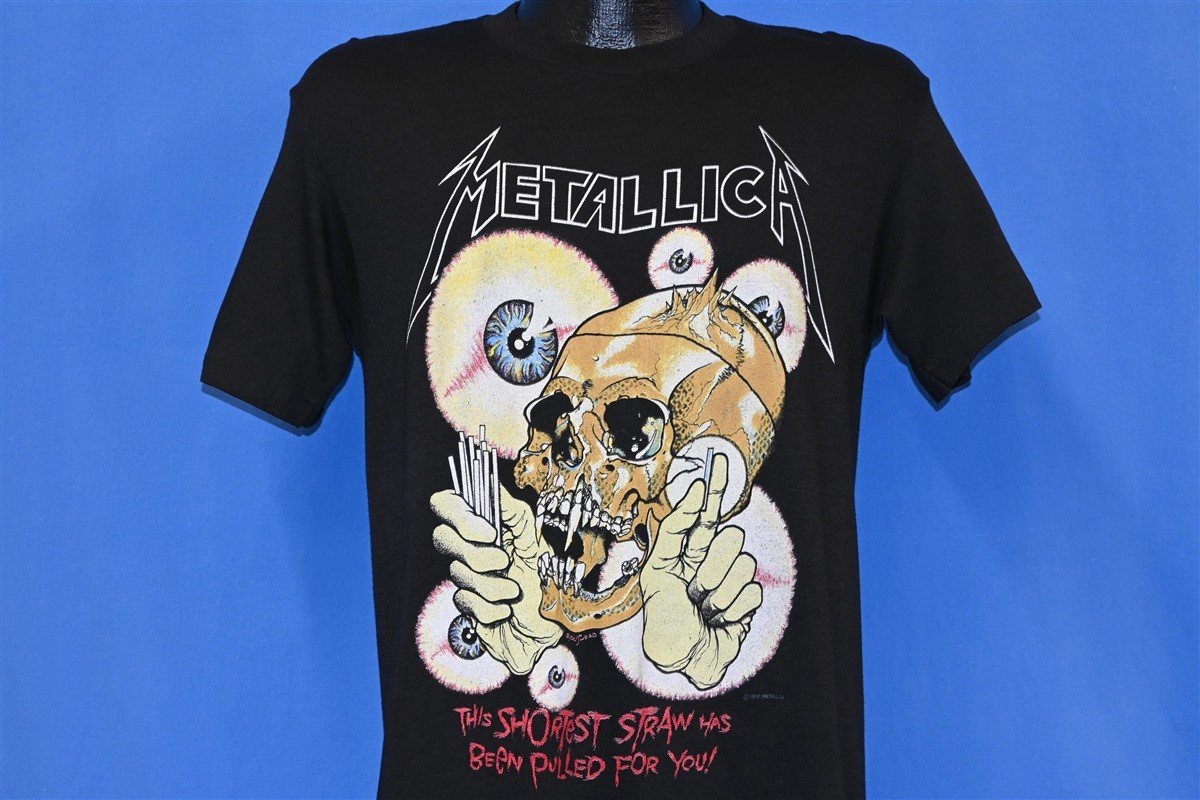 80s Metallica Shortest Straw Pulled Pushead t-shirt Medium product image 1