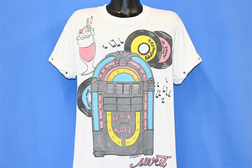 90s Rock N Roll Jukebox Diner Fabulous 50s t-shirt Extra product image 1
