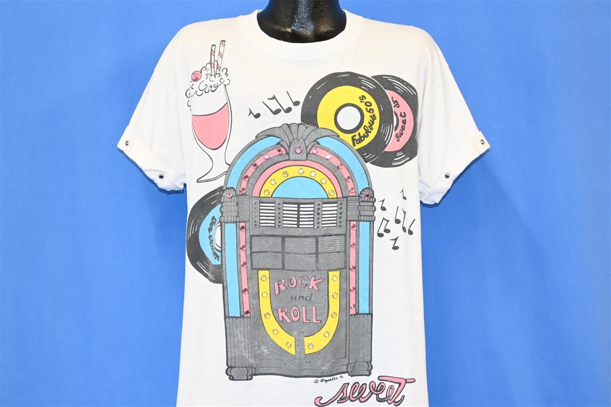 90s Rock N Roll Jukebox Diner Fabulous 50s t-shirt Extra product image 1