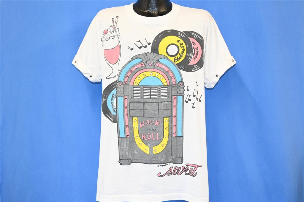 90s Rock N Roll Jukebox Diner Fabulous 50s t-shirt Extra product image 2