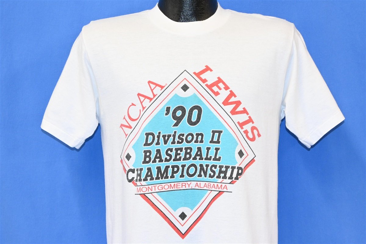90s NCAA Lewis Baseball Championship t-shirt Medium product image 1