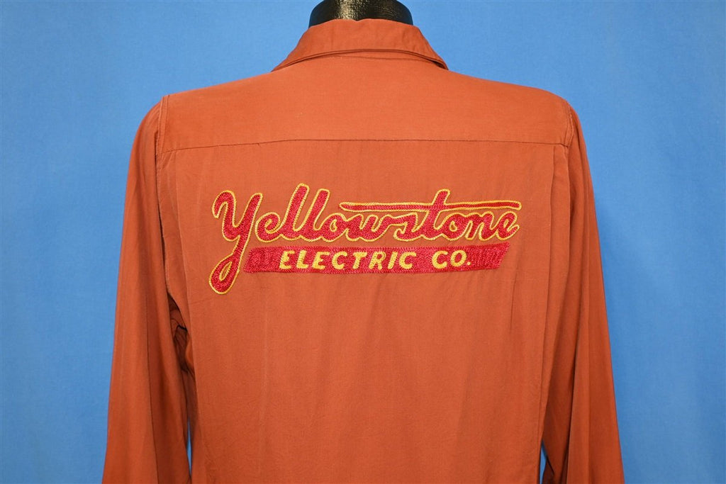 40s Yellowstone Electric Co Bowling Shirt Medium product image 1