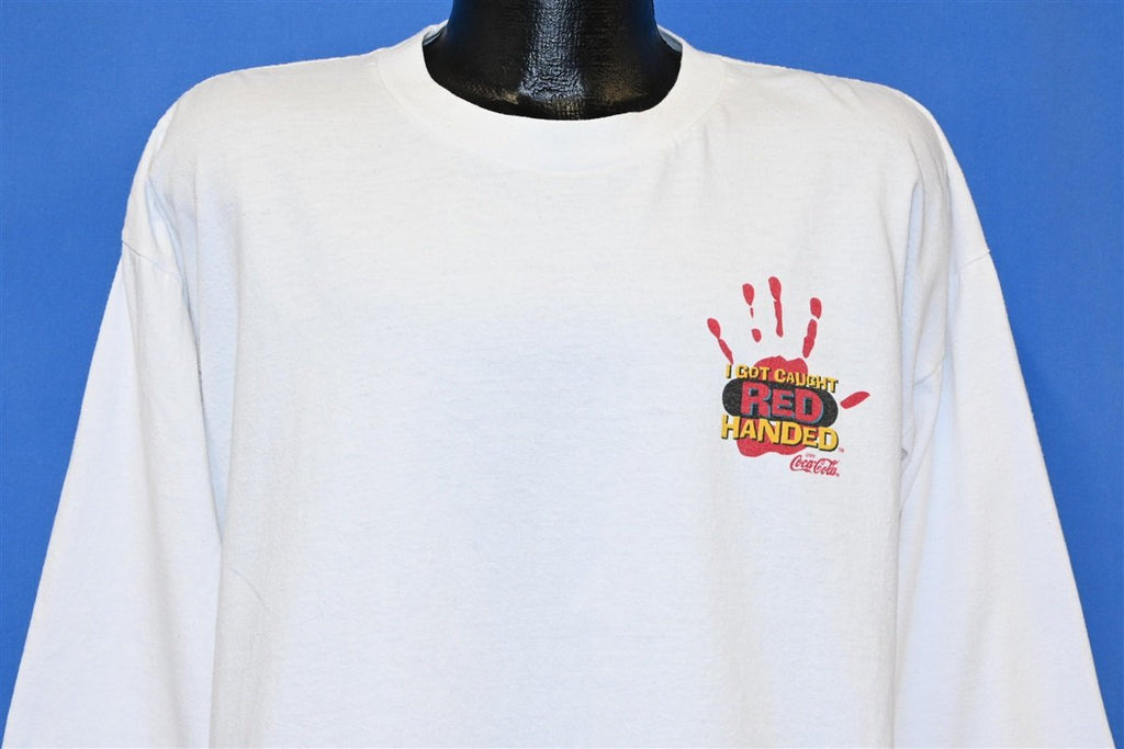 90s Coca Cola Got Caught Red Handed t-shirt Extra Large product image 2