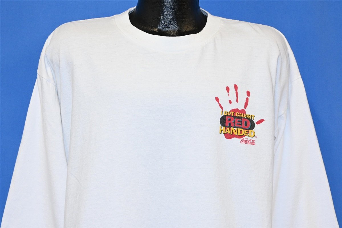 90s Coca Cola Got Caught Red Handed t-shirt Extra Large product image 2