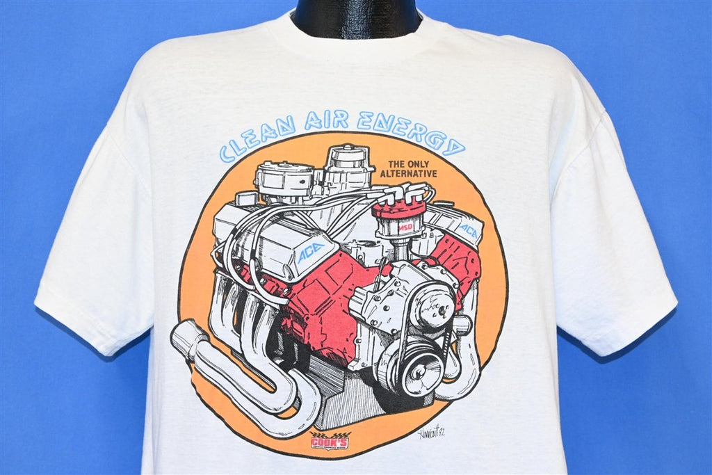 90s Clean Air Energy Bus Engine t-shirt Extra Large product image 1