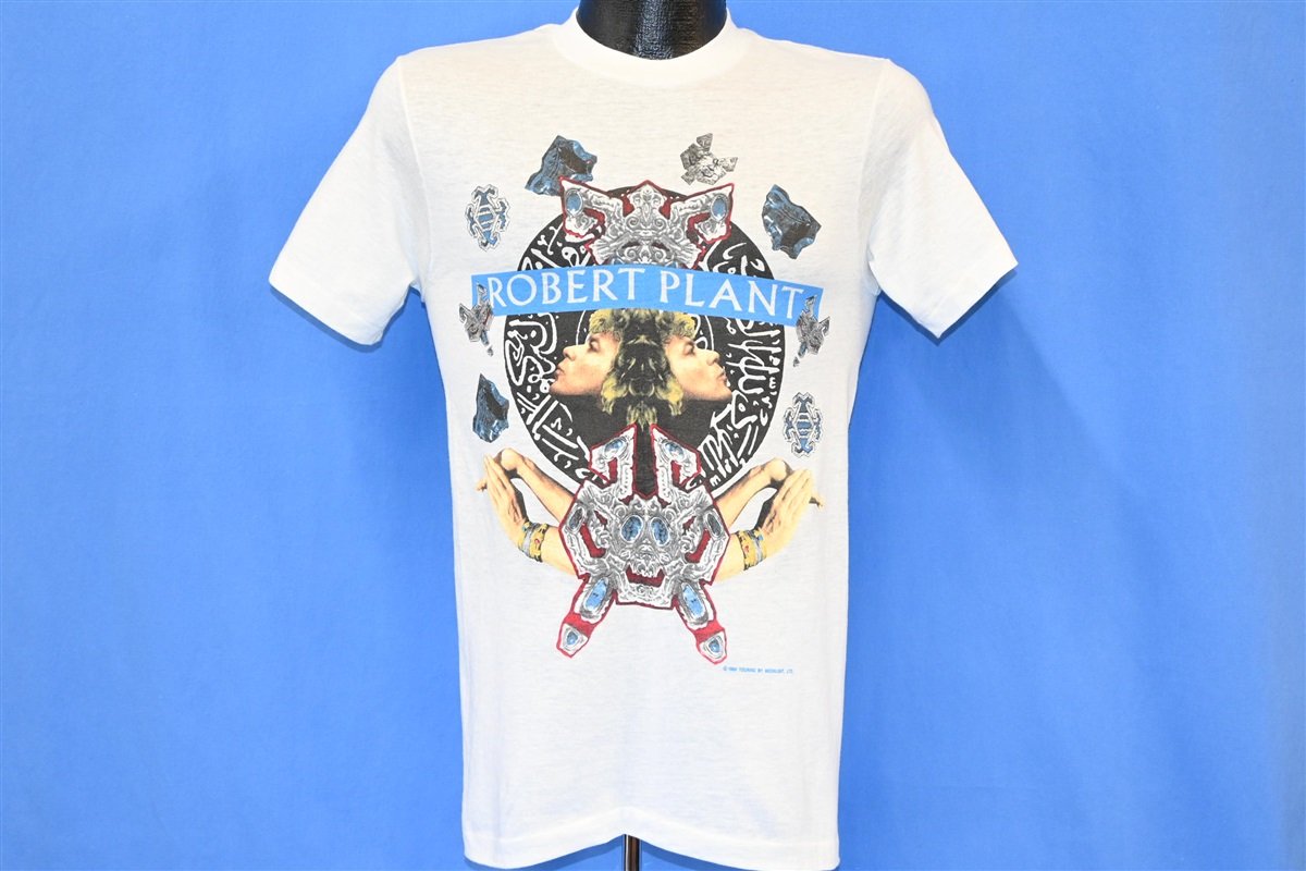 80s Robert Plant Non Stop Go 1988 Tour Rock t-shirt Small product image 2