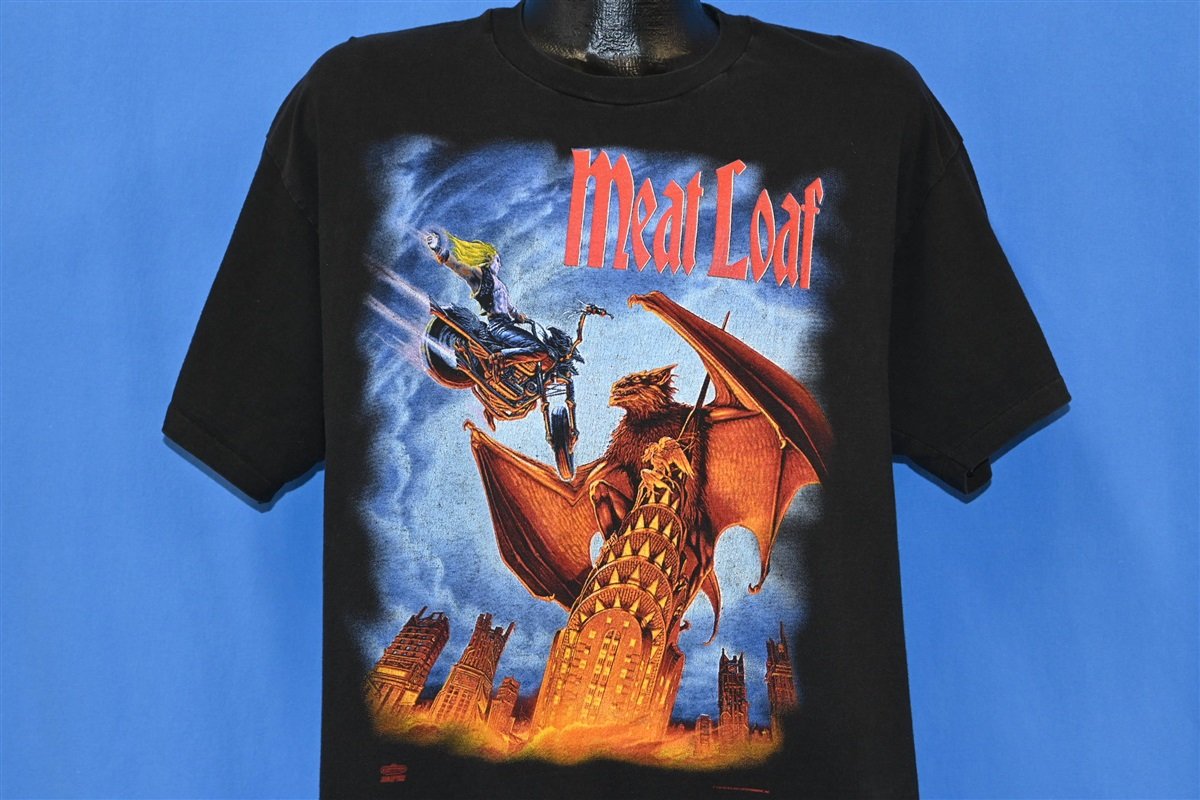 90s Meatloaf Everything Louder Rock Concert t-shirt Extra product image 1