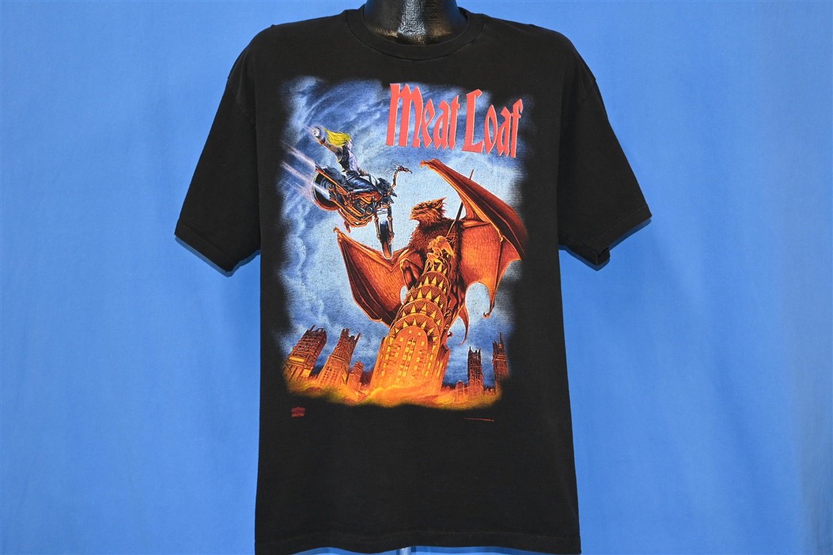 90s Meatloaf Everything Louder Rock Concert t-shirt Extra product image 2