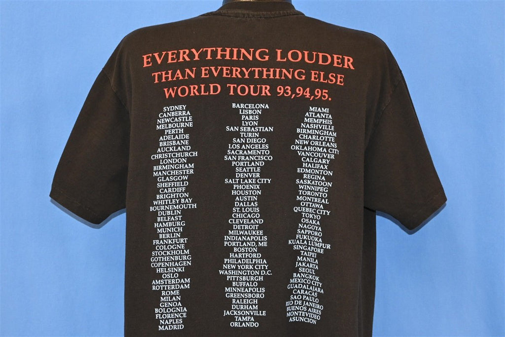 90s Meatloaf Everything Louder Rock Concert t-shirt Extra product image 3