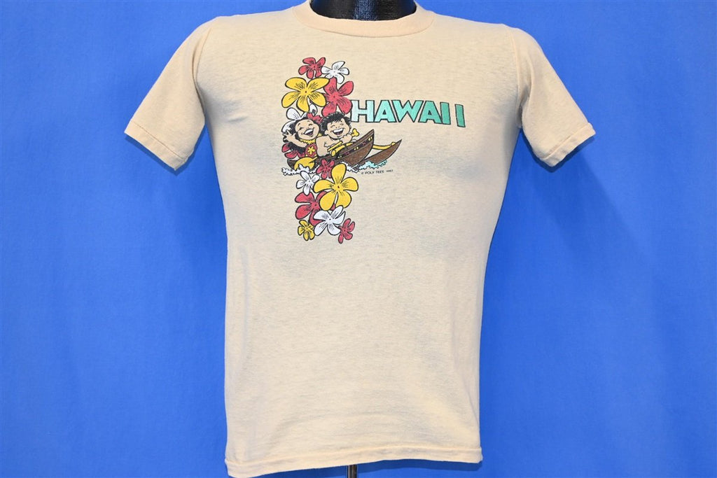 80s Hawaii Poly Tees Hibiscus Flower Kids t-shirt Youth product image 2