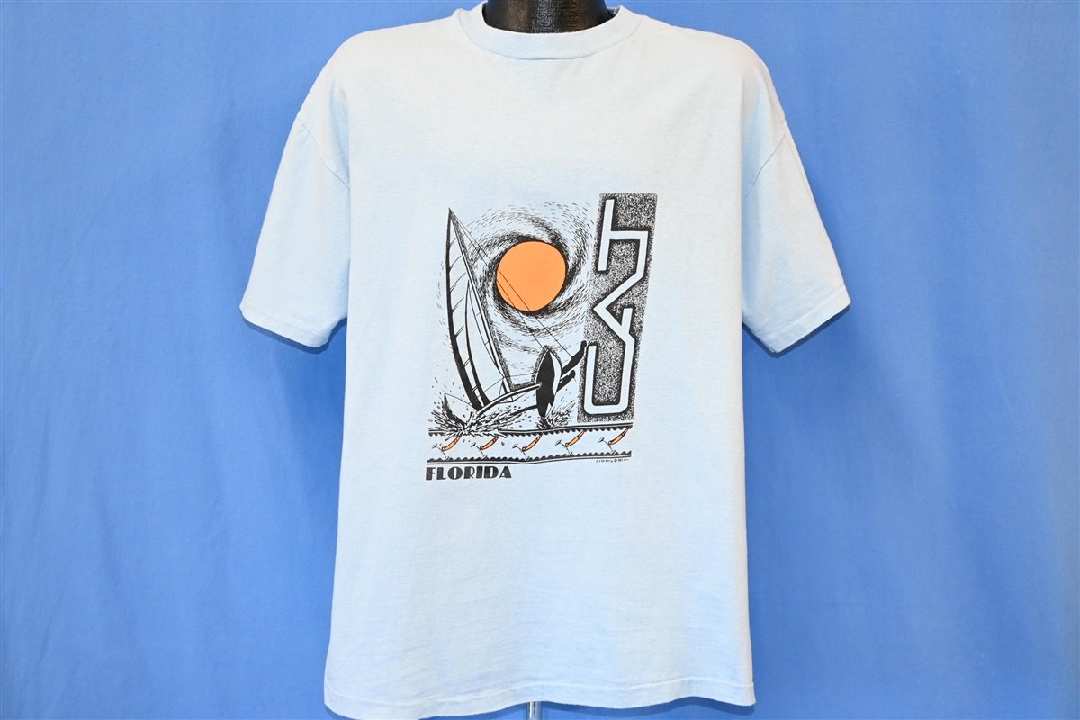 90s Cat Florida Catamaran Sailboat Sunset t-shirt Extra product image 2