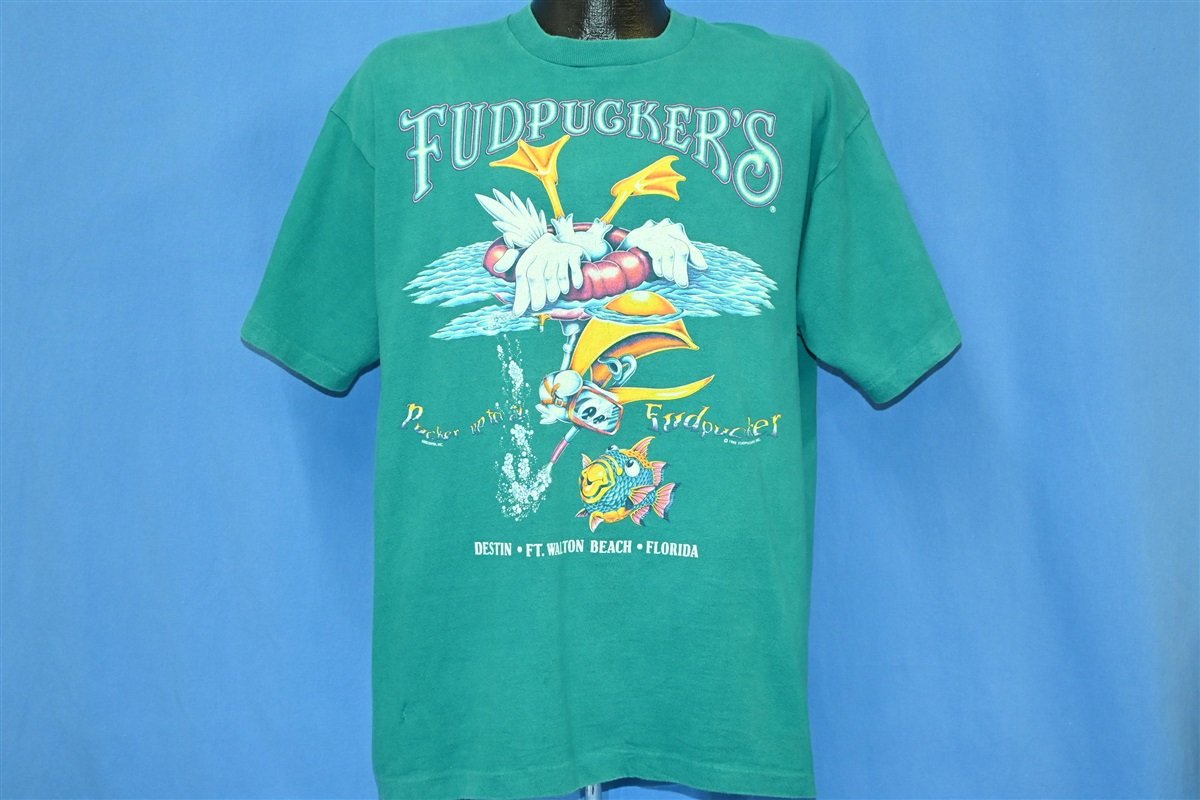 90s Fudpuckers Restaurant Destin Florida t-shirt Extra Large product image 2