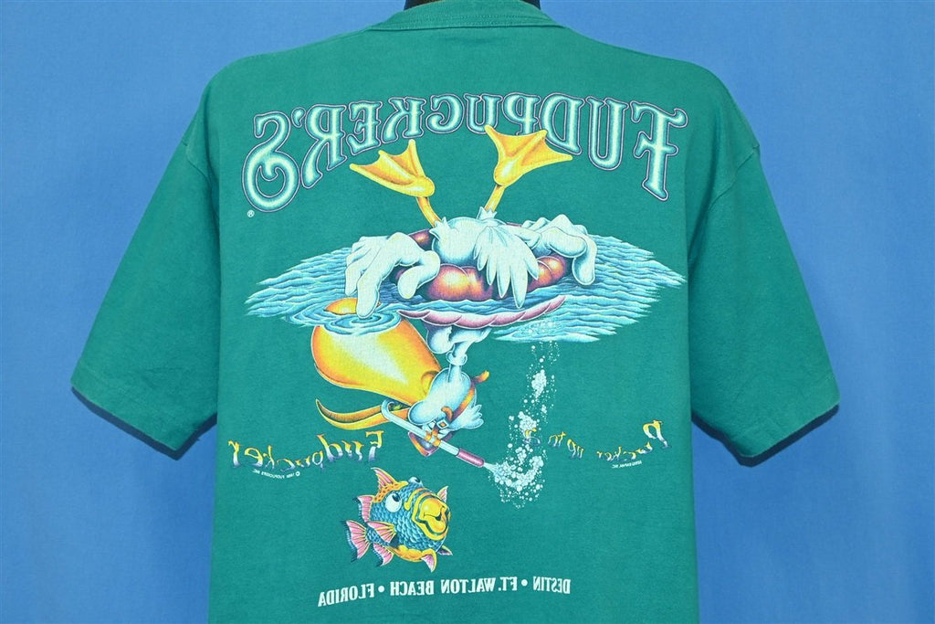 90s Fudpuckers Restaurant Destin Florida t-shirt Extra Large product image 4
