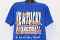 90s University Kentucky Wildcats Be Afraid t-shirt Large product image 1