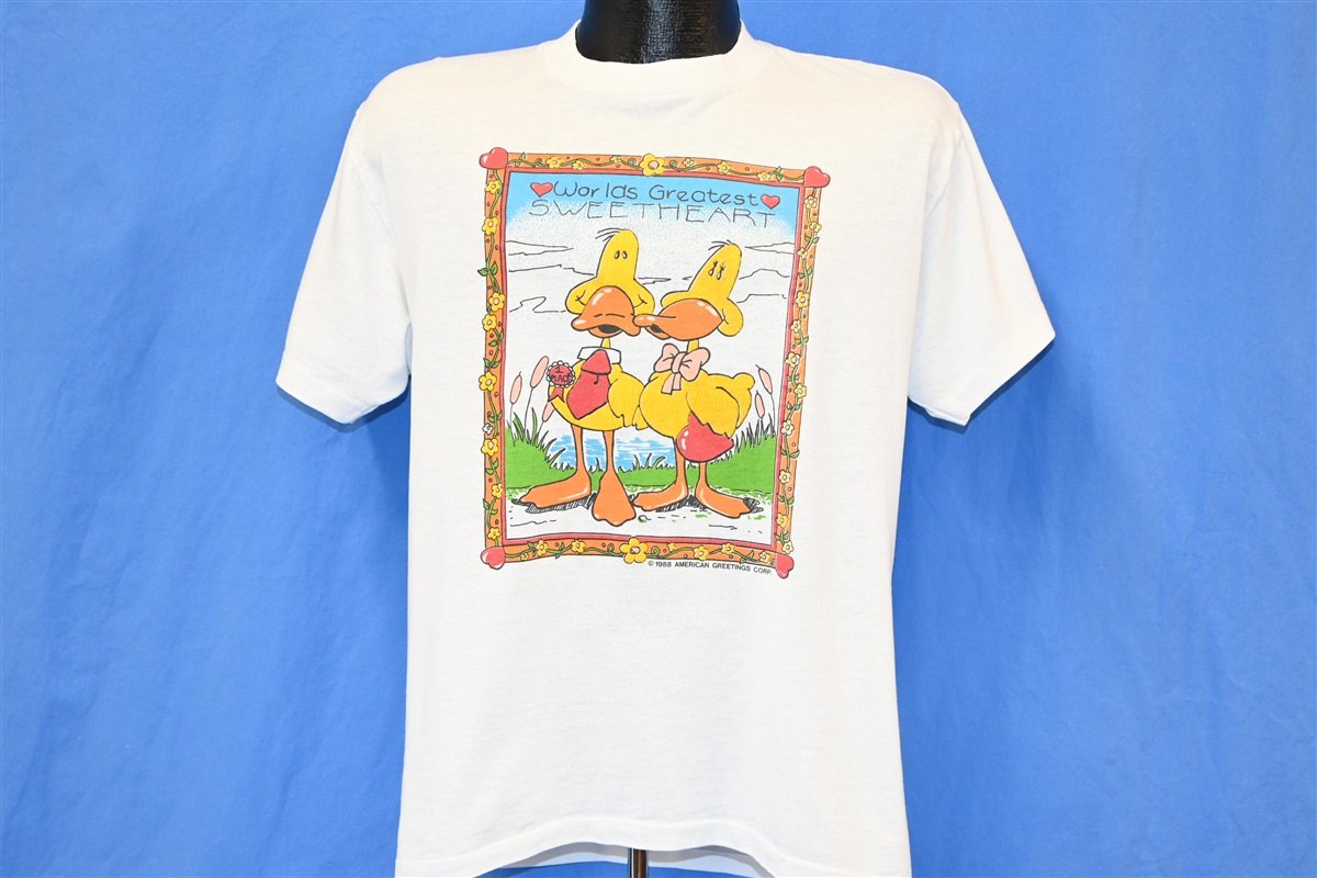 80s World's Greatest Sweetheart Ducks Valentine t-shirt product image 2