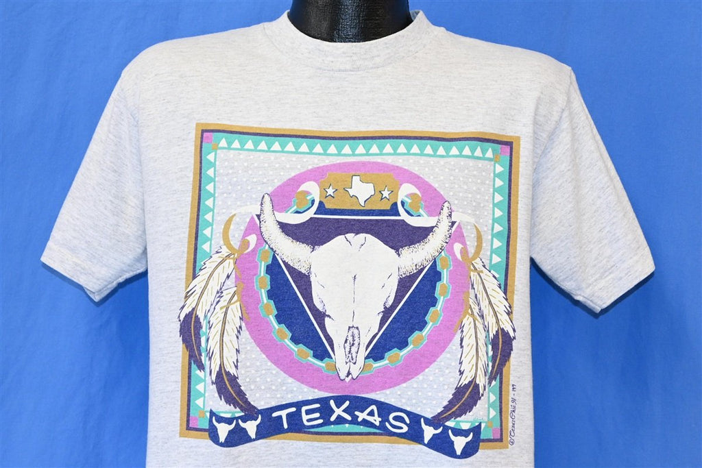 90s Texas Cow Skull Bull Feather Tourist t-shirt Medium product image 1